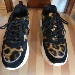 FasionNova Leopard Print Sneakers